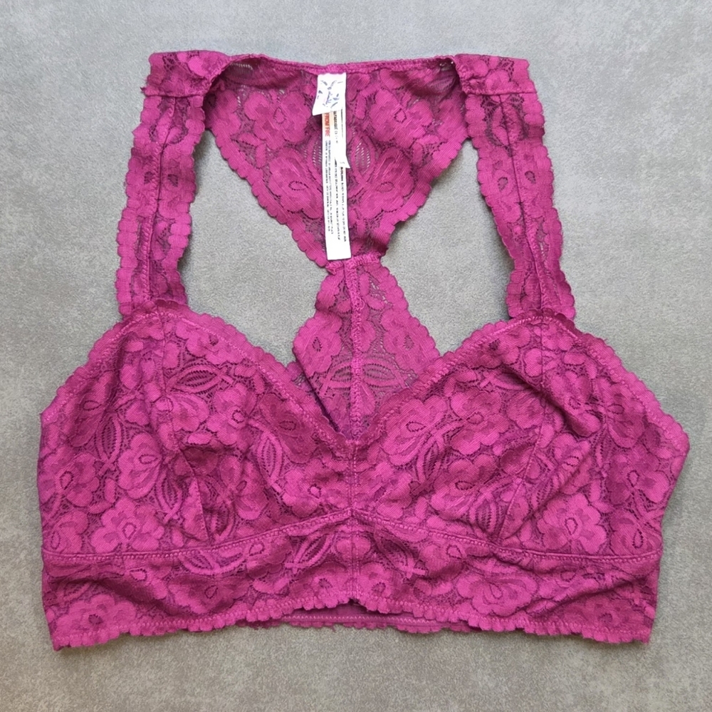 Free People Lace Racerback Bralette